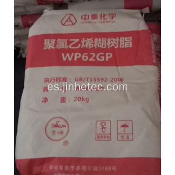 Zhongtai Paste PVC Resina WP62GP